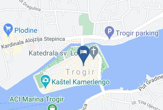 Trogir - Hotel Tragos Maps