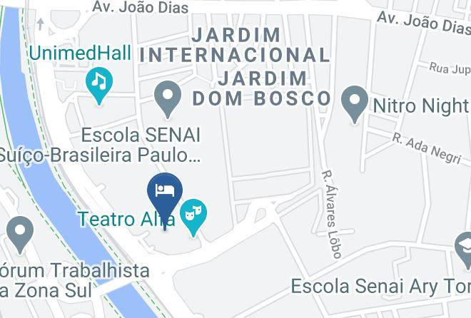 Sao Paulo Santo Amaro - Hotel Transamerica Sao Paulo Maps