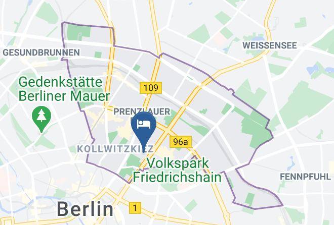 Stadt Berlin - Hotel Transit Loft Maps