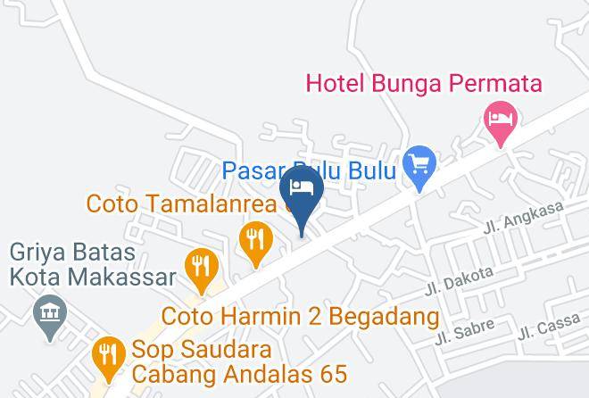 Maros Regency - Hotel Transito Mandai Maps