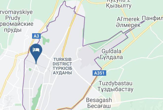 Almaty City - Hotel Tranzit Maps