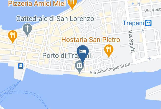 Trapani - Hotel Trapani In Maps