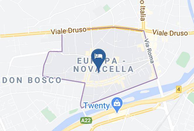 Bolzano - Hotel Trattoria Hofer Maps