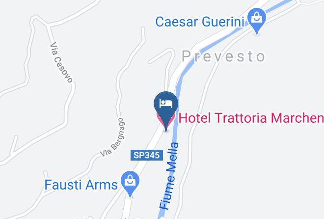 Brescia - Hotel Trattoria Marcheno Maps