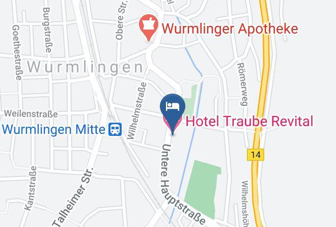 Tuttlingen - Hotel Traube Revital Maps