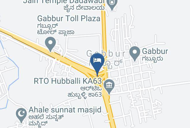 Hotel Travel Inn Map - Karnataka - Hubballi Sub District