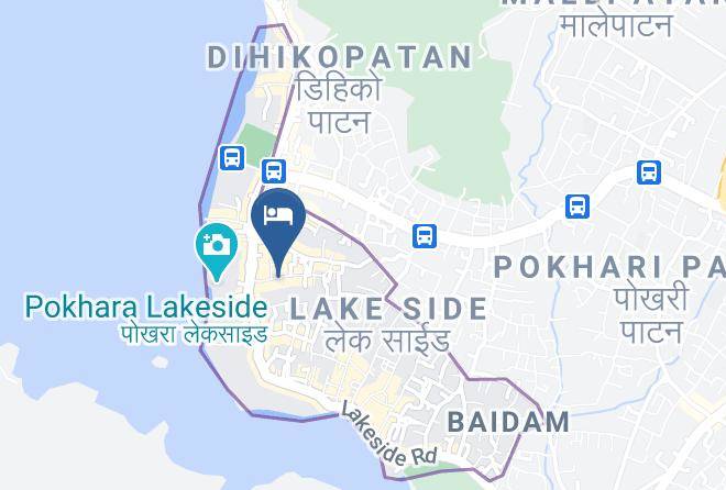 Pokhara - Hotel Travel Inn Maps