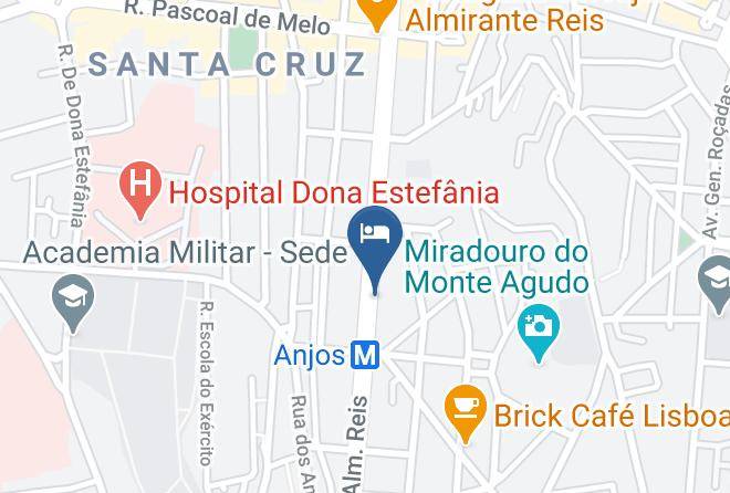 Lisbon - Hotel Travel Park Lisboa Maps