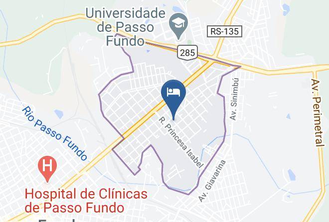 Passo Fundo - Hotel Traveling Maps