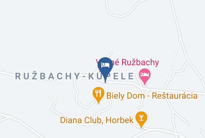 Stara Lubovna - Hotel Travertin Maps