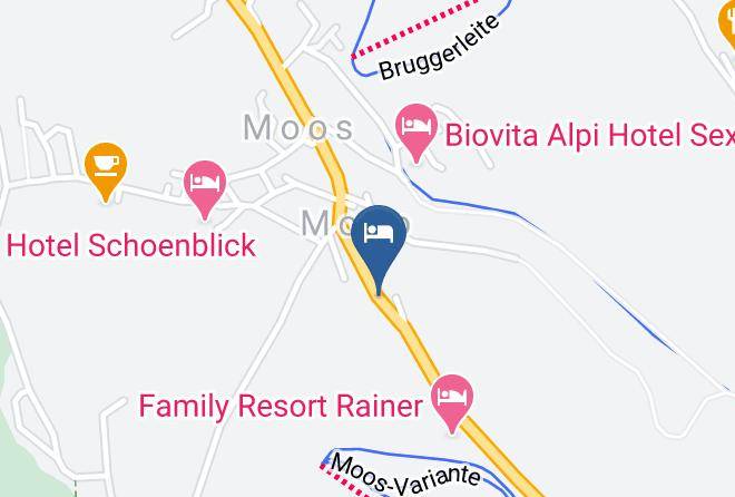 Hotel Tre Cime Sesto Sexten Map