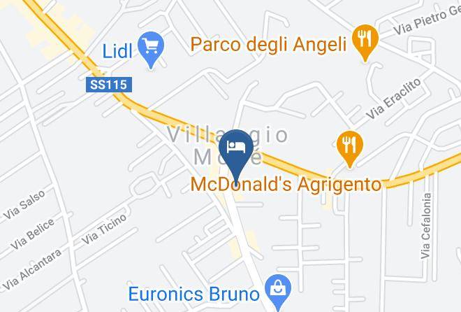 Agrigento - Hotel Tre Torri Agrigento Maps