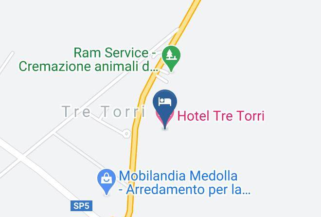 Modena - Hotel Tre Torri Maps