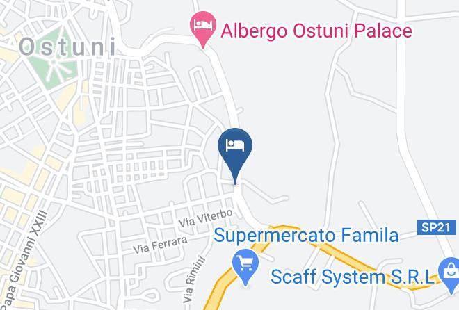 Brindisi - Albergo Hotel Tre Torri Maps