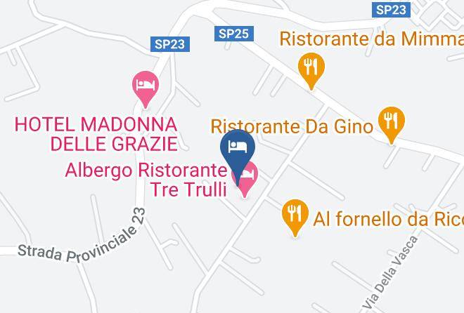 Brindisi - Hotel Tre Trulli Maps
