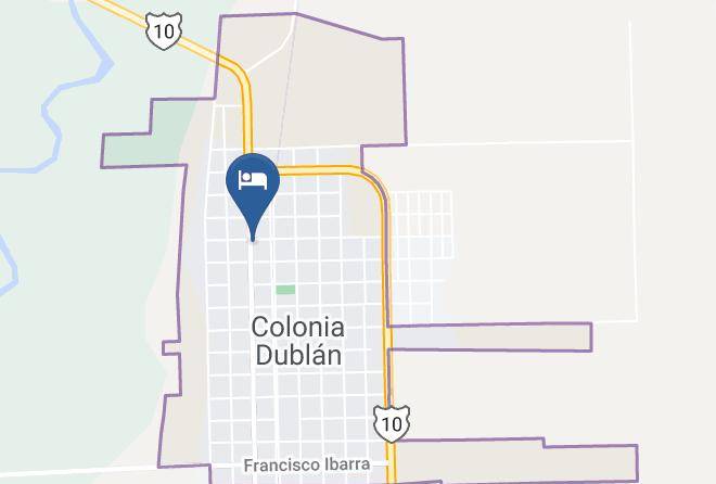 Nuevo Casas Grandes Municipality - Hotel Trebol Inn Maps