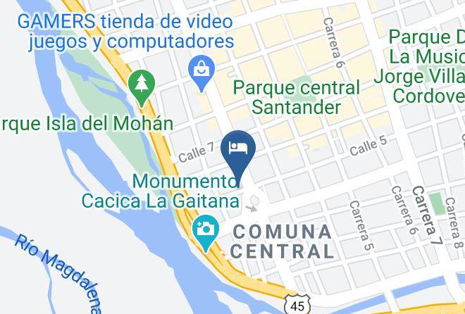 Neiva - Hotel Trebol Neiva Maps