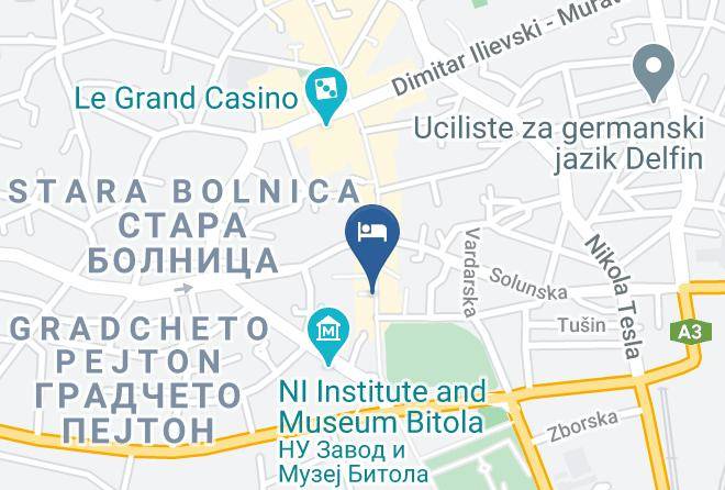 Bitola - Hotel Treff Maps