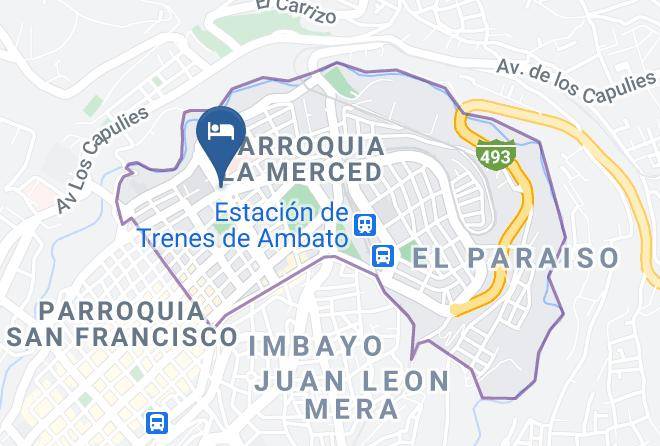 Ambato - Hotel Tren Al Sur Maps