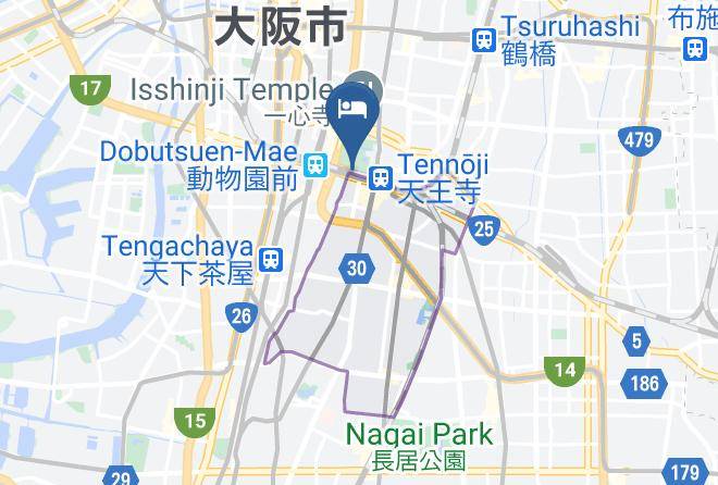 Osaka City Abeno Ward - Hotel Trend Abeno Tennoji Maps