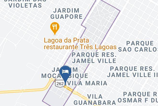 Tres Lagoas - Hotel Tres Americas Maps