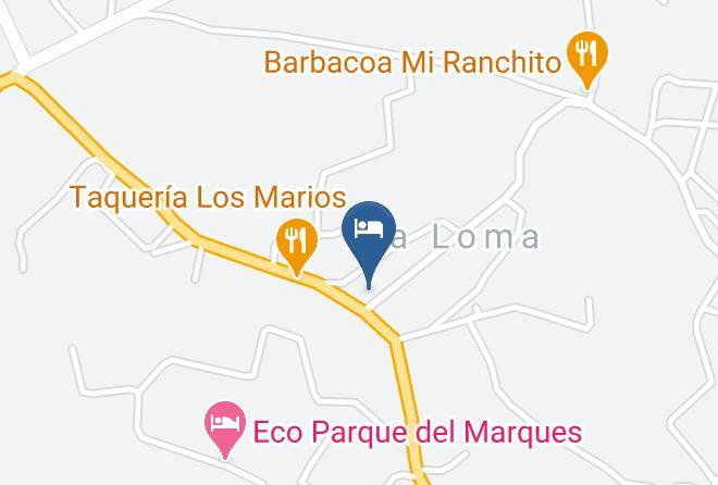 Huasca De Ocampo - Hotel Tres Flores Maps