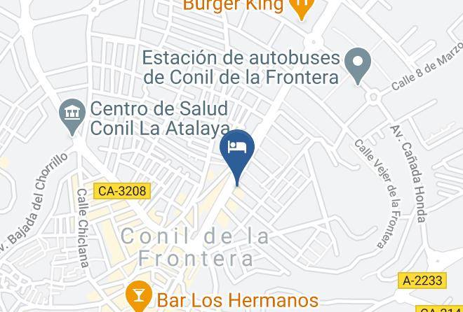 Hotel Tres Jotas Conil Map