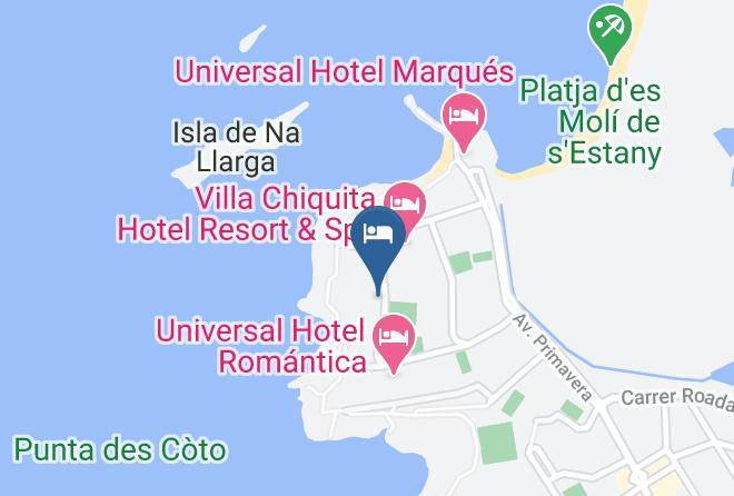 Baleares - Hotel Tres Playas Maps