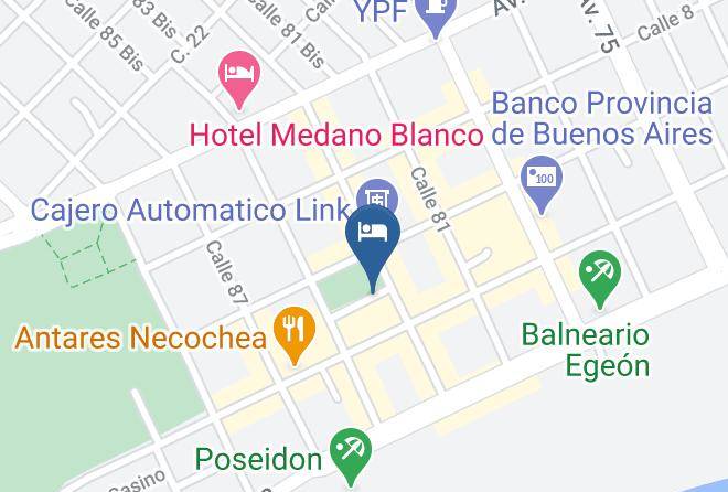 Necochea - Hotel Tres Reyes Maps