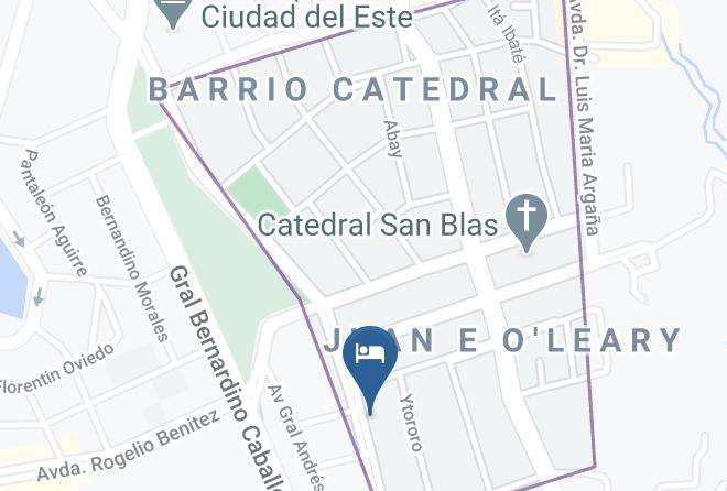 Ciudad Del Este - Hotel Tresde Maps