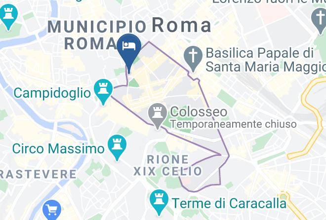Rome - Hotel Trevi Palace Maps