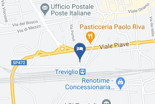 Bergamo - Hotel Treviglio Maps