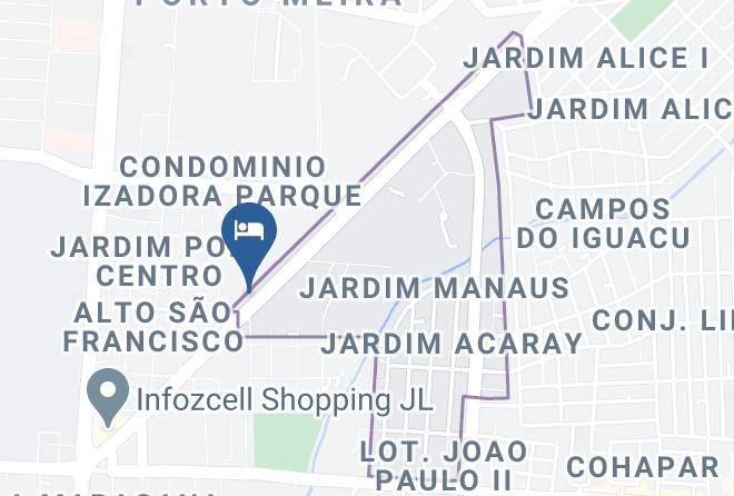 Foz Do Iguacu - Hotel Trevita Em Foz Maps