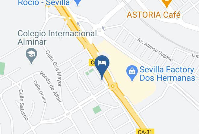 Seville - Hotel Trh La Motilla Maps