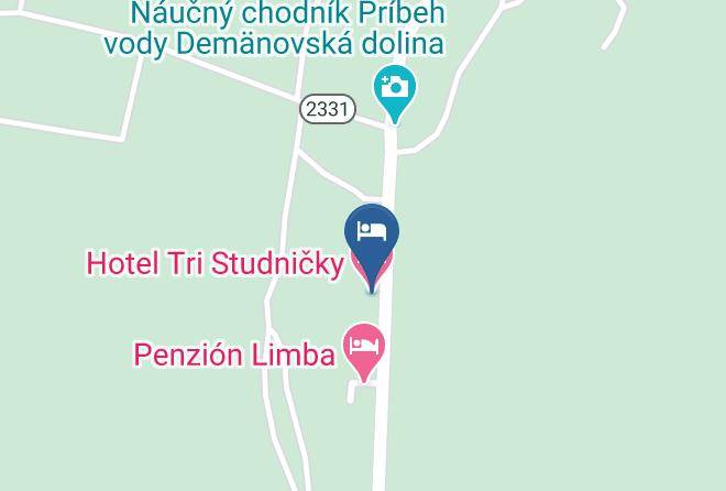 Liptovsky Mikulas - Hotel Tri Studnicky Maps