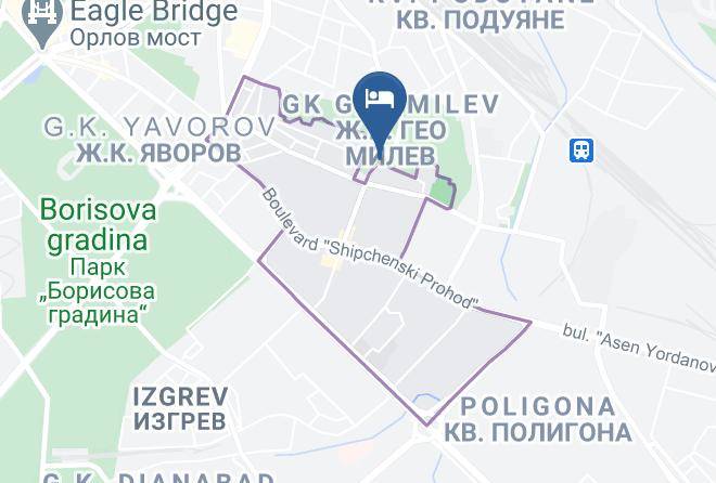 Sofia - Hotel Triada Maps