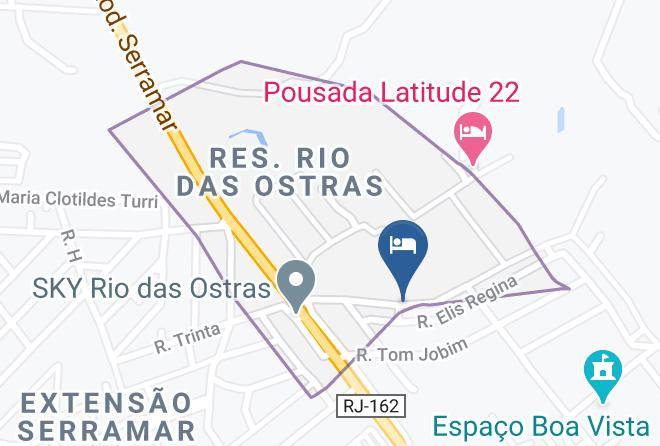 Hotel Triade Rio Das Ostras Map