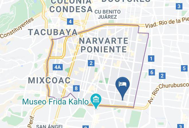 Benito Juarez - Hotel Triana Maps