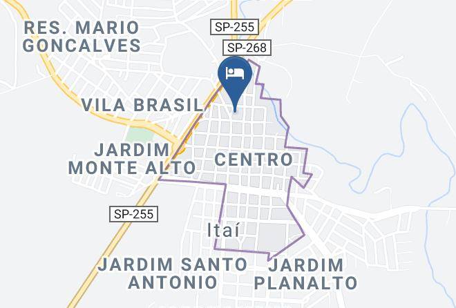 Itai - Hotel Triangulo Itai Maps