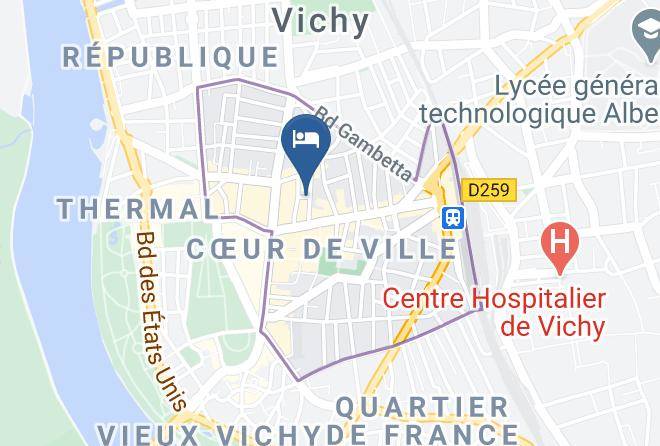 Allier - Hotel Trianon Maps