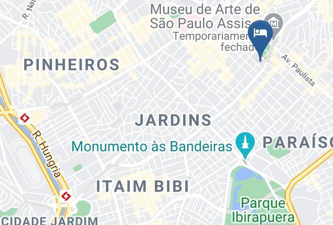 Sao Paulo Jardim Paulista - Hotel Trianon Paulista Maps