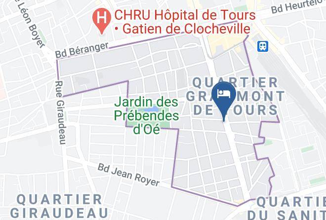 Indre Et Loire - Hotel Trianon Maps