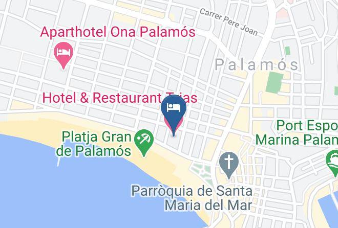 Girona - Hotel & Restaurant Trias Maps