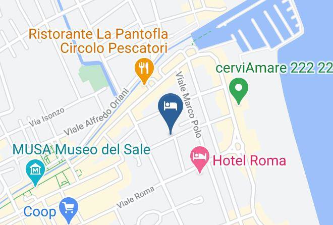 Ravenna - Hotel Trieste Cervia Maps