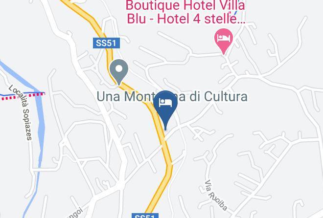 Belluno - Hotel Trieste Cortina Maps