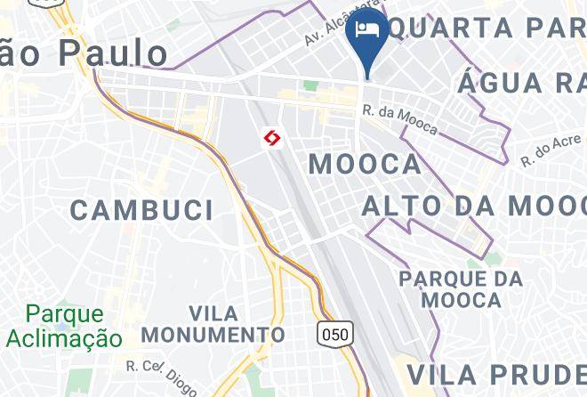 Sao Paulo Mooca - Hotel Trilhos Maps