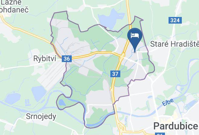 Pardubice - Hotel Trim Maps