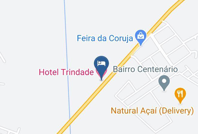 Tobias Barreto - Hotel Trindade Maps