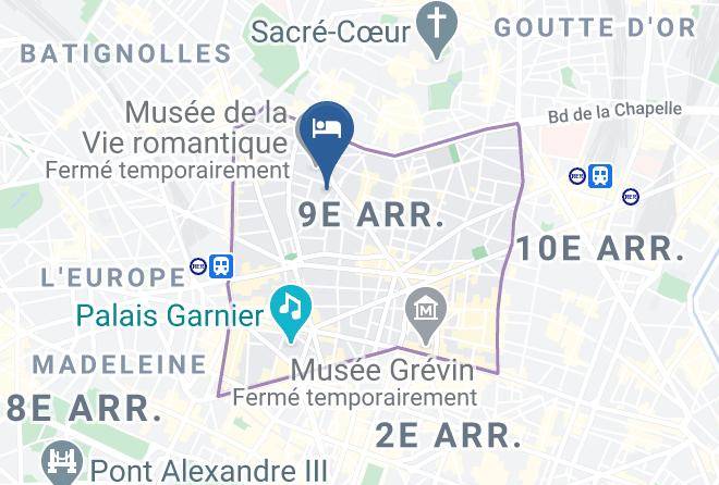 Paris - Hotel Trinite Haussmann Maps