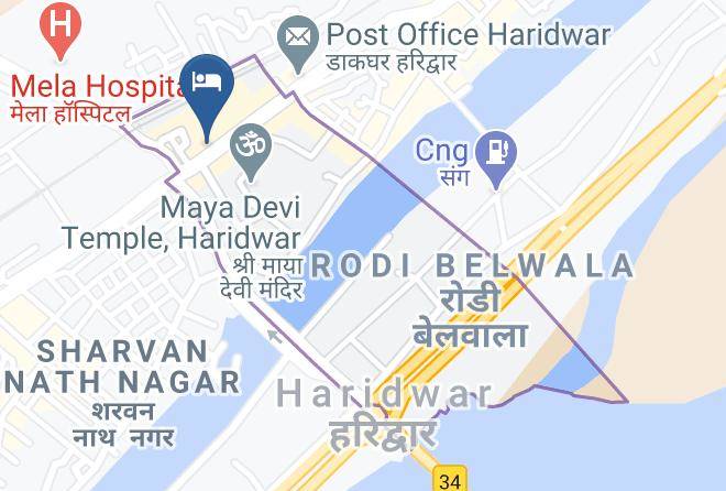 Hardwar - Hotel Trishul Maps